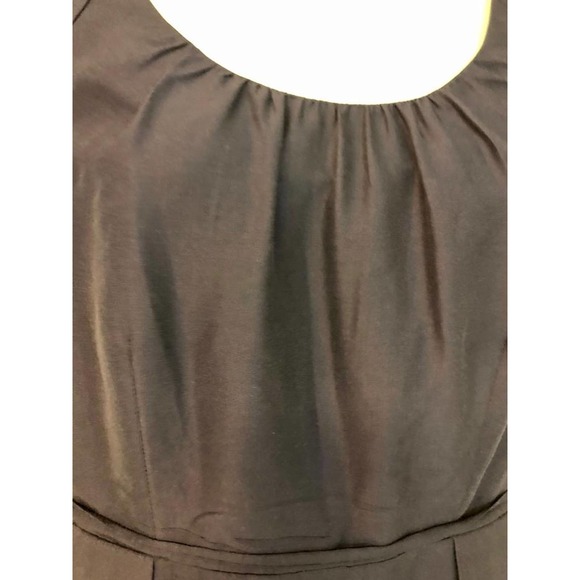 J. CREW EGGPLANT COTTON SILK DRESS 6 - Picture 2 of 6